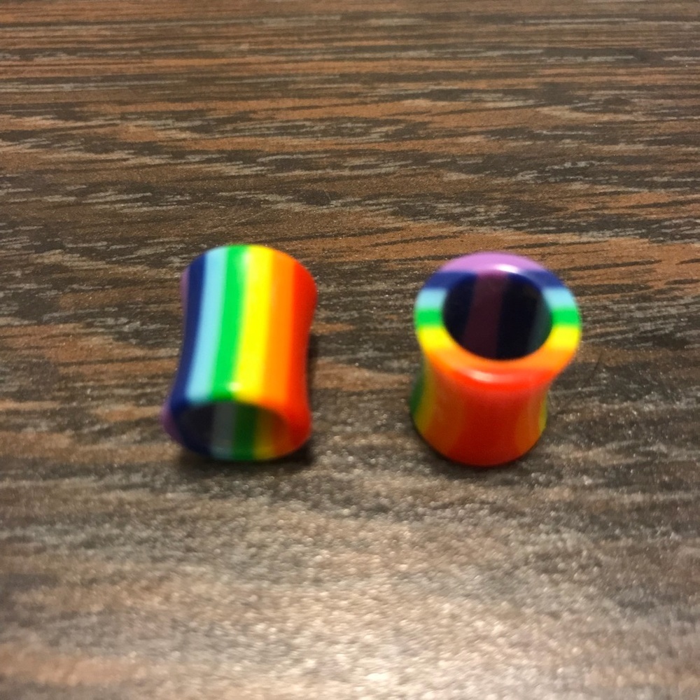 Double zero rainbow plugs - Picture 3 of 3